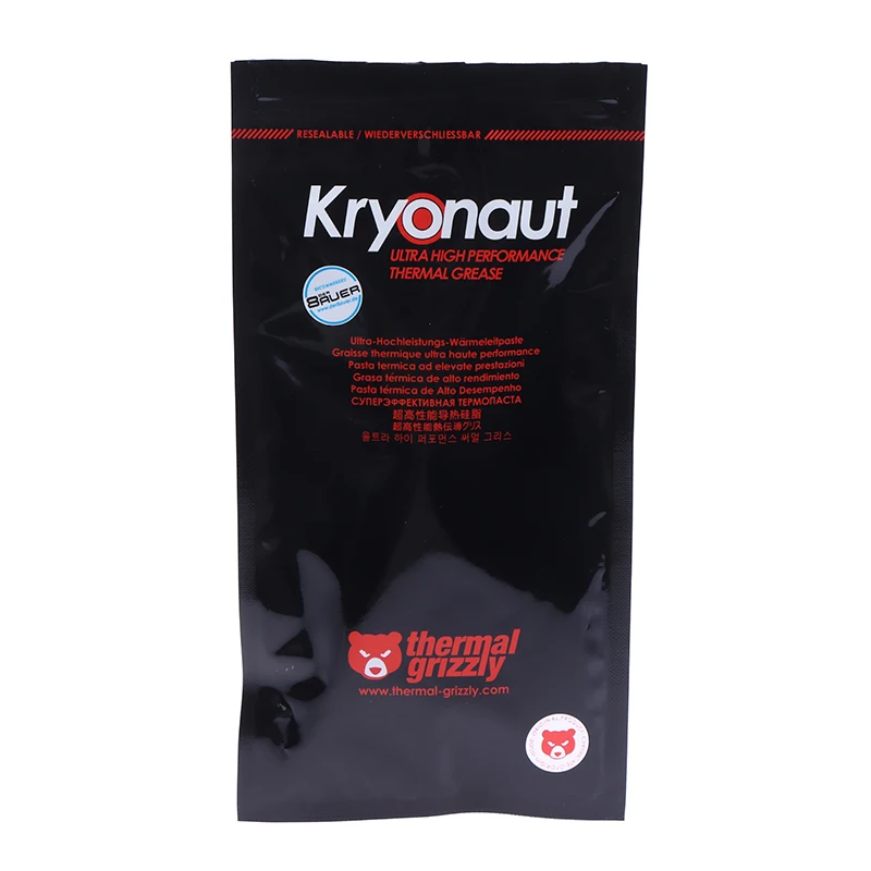 Thermal Grizzly Kryonaut Extreme KE Thermal Paste 5.5g – High Performance 12.5 W/mK for CPU/GPU Coolers, Large Capacity Compound
