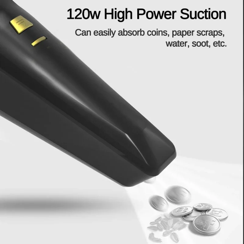 4000PA 120W aspirapolvere per auto portatile portatile Cordless 12V USB Super aspirazione Wet/Dry aspirapolvere per auto casa Pet Hair