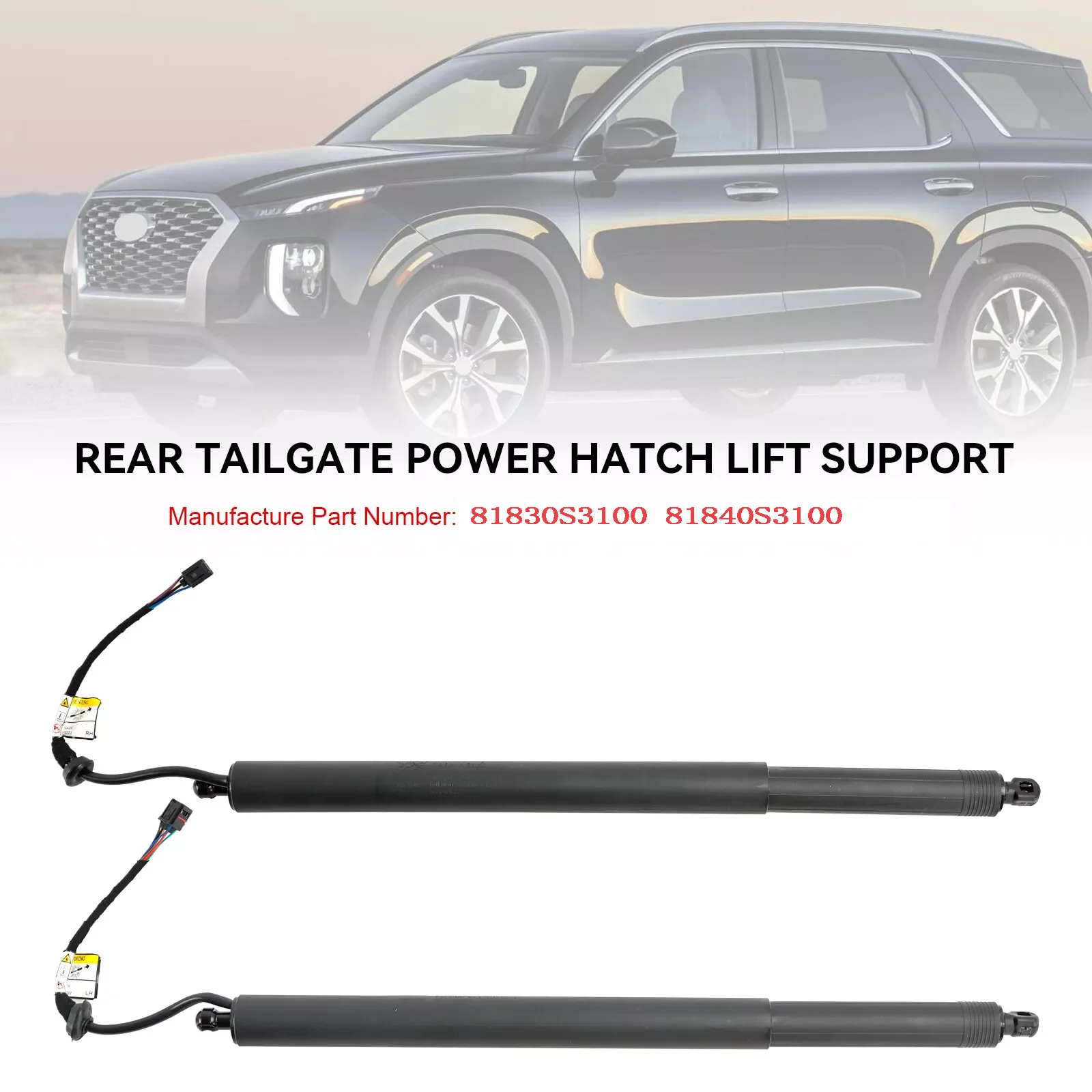 81830S3100 81840S3100 Rear Trunk Liftgate Power Hatch Lift Support Opener Electric Tailgate Struts For HYUNDAI Santa Fe 2018