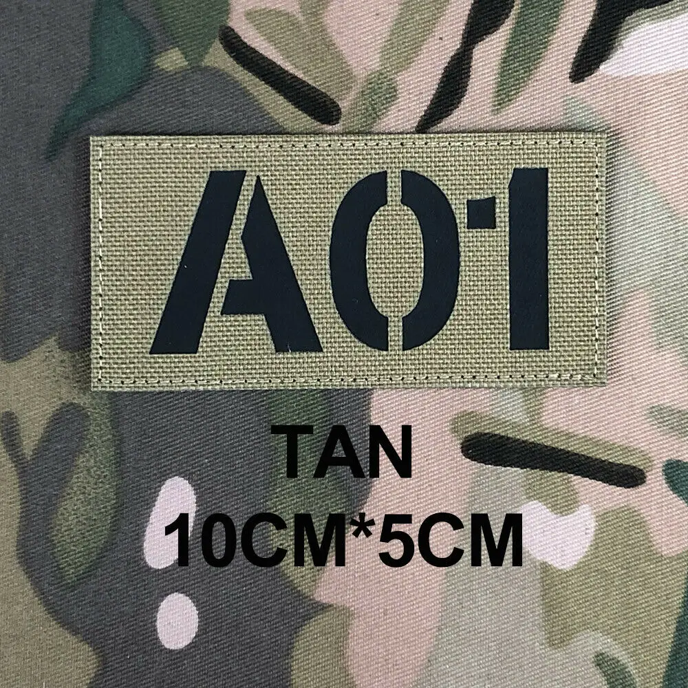 Custom Laser Cutting IR IFF Infrared Reflection Patch Radio Call Sign Name Tapes Black Letters image 3