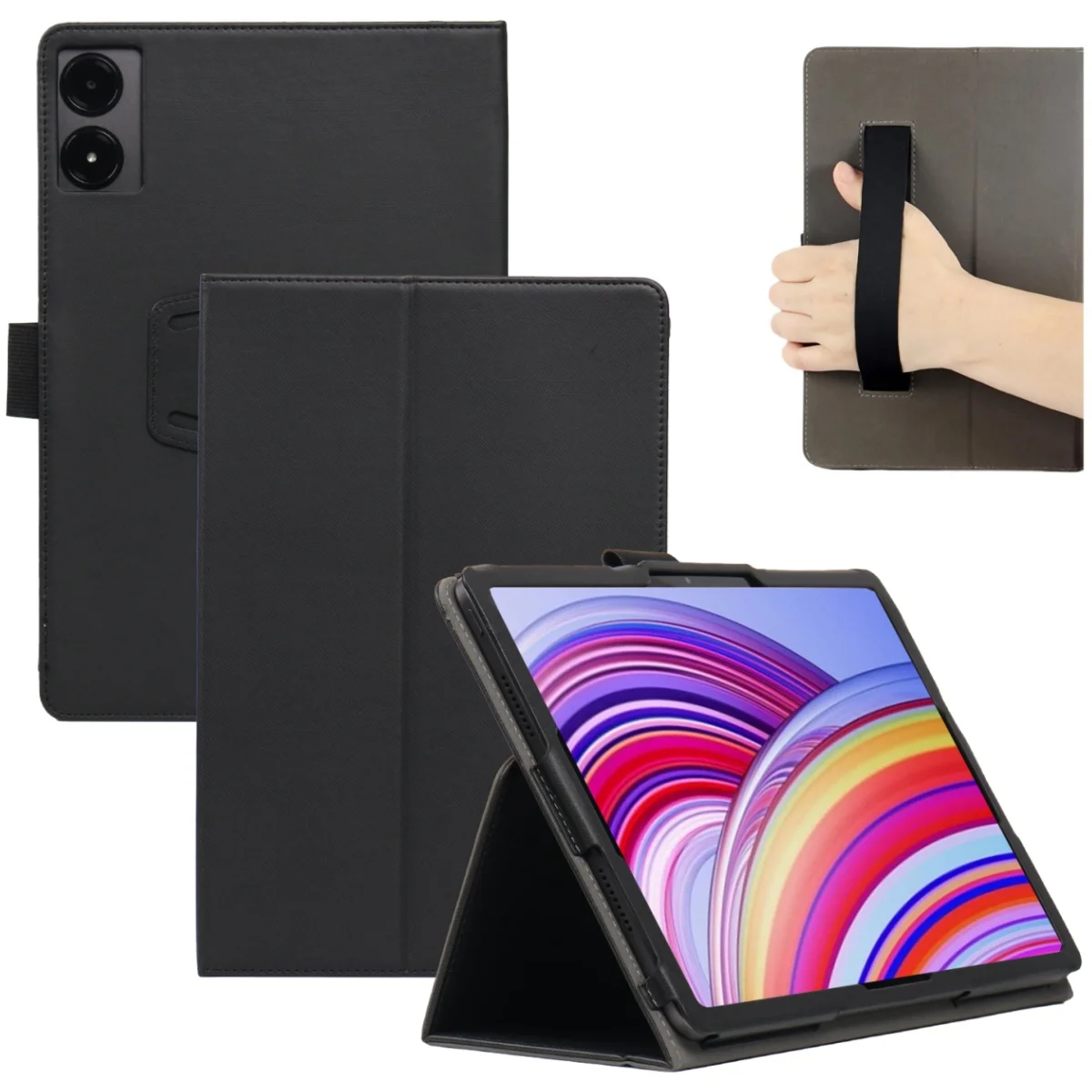 

Smart Case for Xiaomi Redmi Pad Pro 2024 12.1 inch Tablet Case Folding Folio Stand Pu Leather Case for Redmi Pad Pro Funda Cover