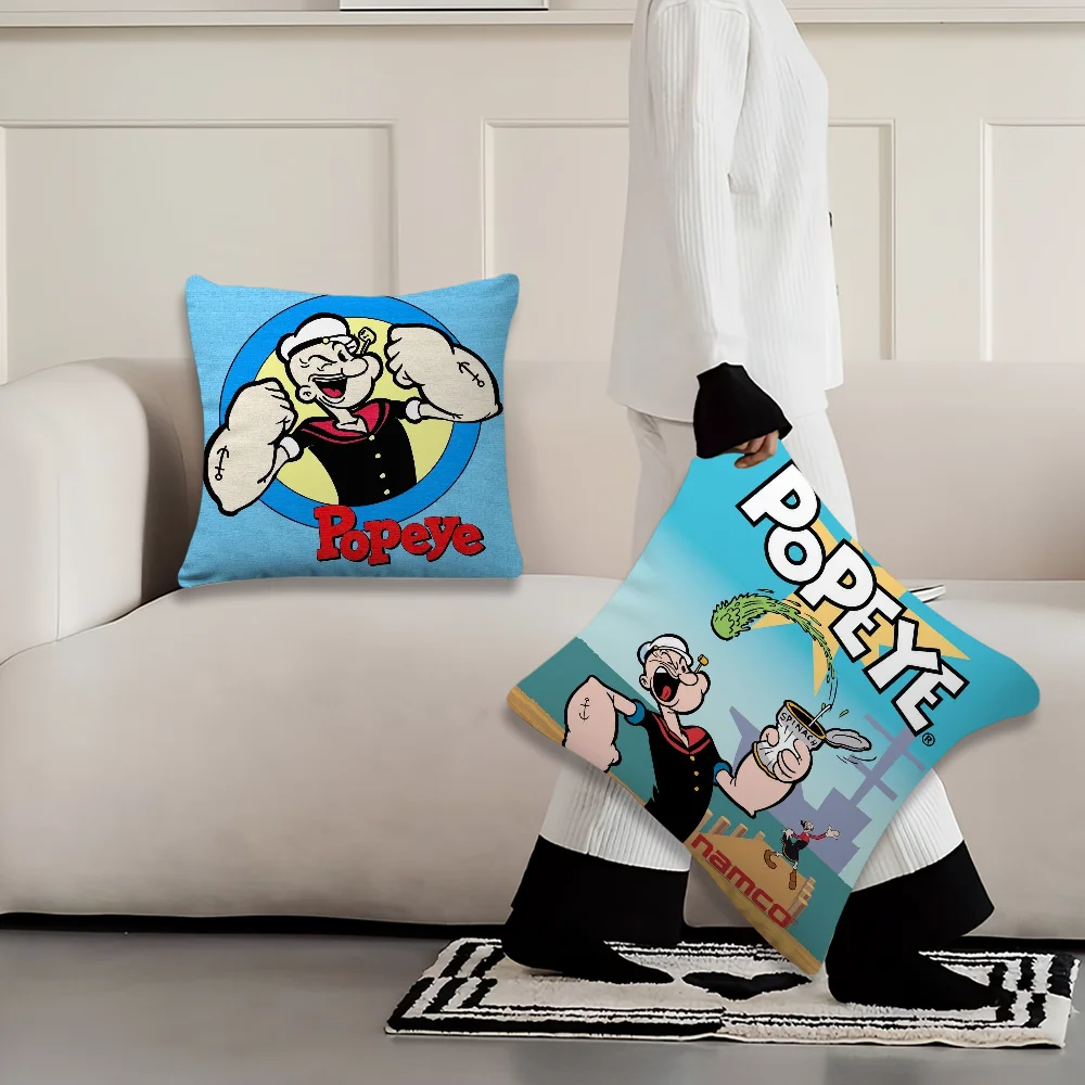 P-Popeyes Cartoon COOL Decoration Room Home Sofa living Office Car Nordic Simplicity Pillow Cover