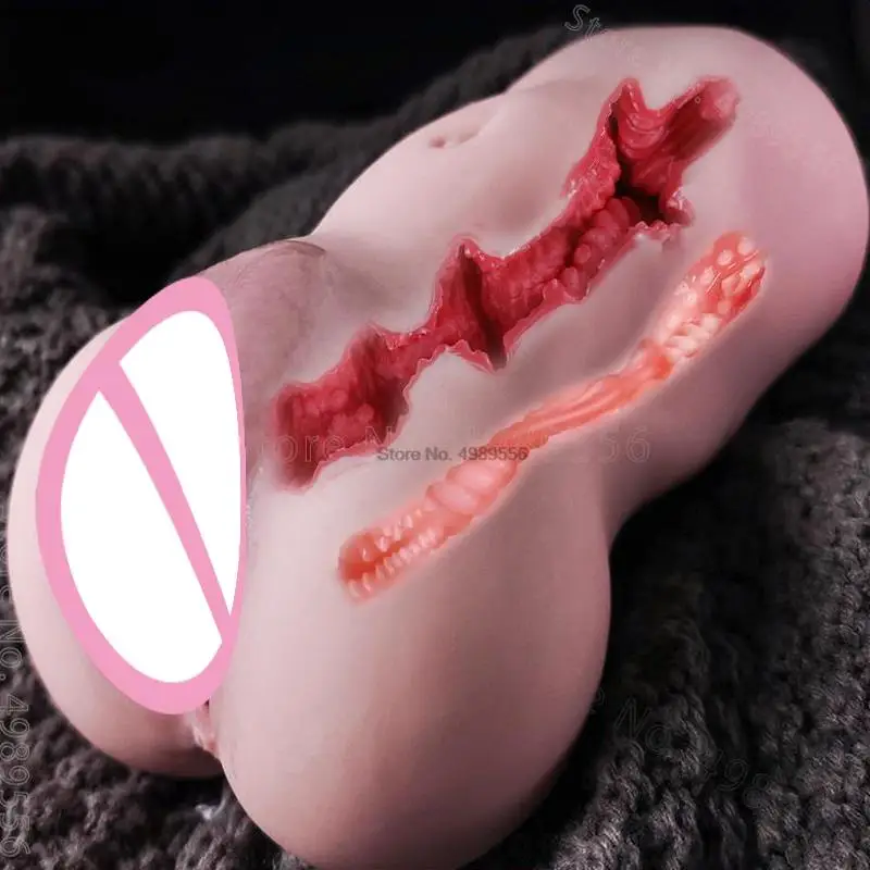 Realistic Silicone Vagina Male Masturbator Pocket Pusssy Adult Supplies Sex Shop Anal 18 Masturbator  for Man Sextoy Pussy Toys