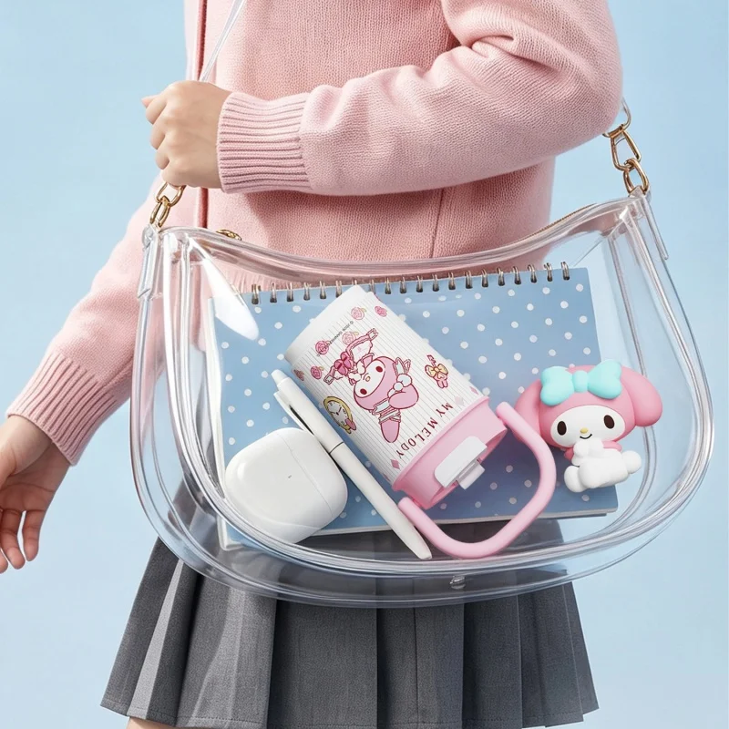 X&W Sanrio 360ml Handheld Insulated Cups 316 Stainless Steel Cartoon Hello Kitty Straw Mug Portable Home Office Travel Car Cup