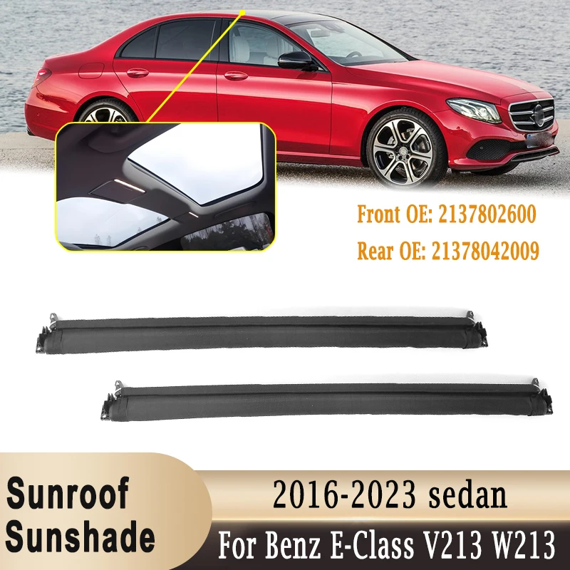 

A2137802600 Car Sunroof Curtain Cover Sunshade Assembly Sunroof Visor Roller for Mercedes-Benz E-Class sedan V213 W213 2016-2023