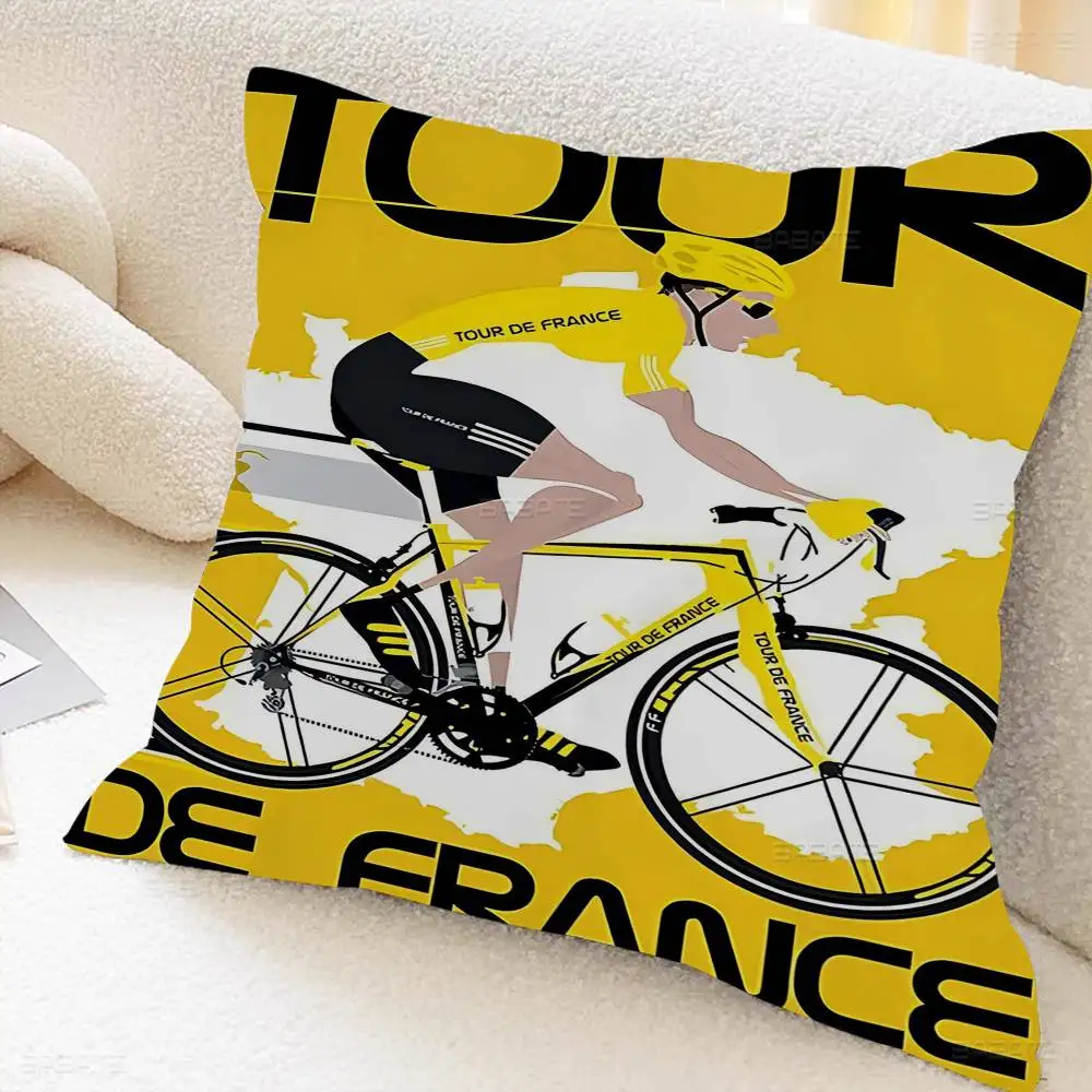 جولة F-فرنسا غطاء الوسادة المخدة المفروشات أريكة رمي وسادة ديكور المنزل المخدة #2