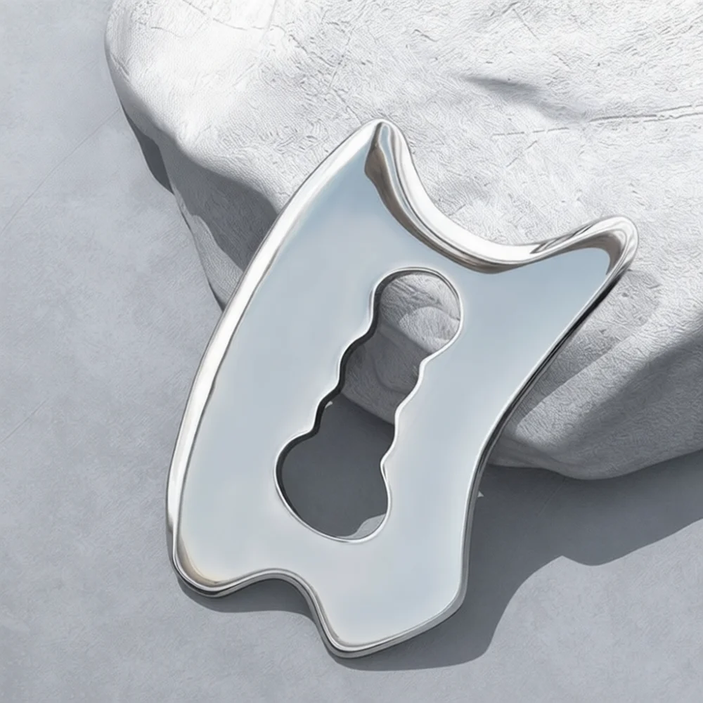 Stainless Steel Muscle Massage Blade Fascia Release Scraper Therapy Tool Fitness Gua Sha Board Sports Body Recovery Gear