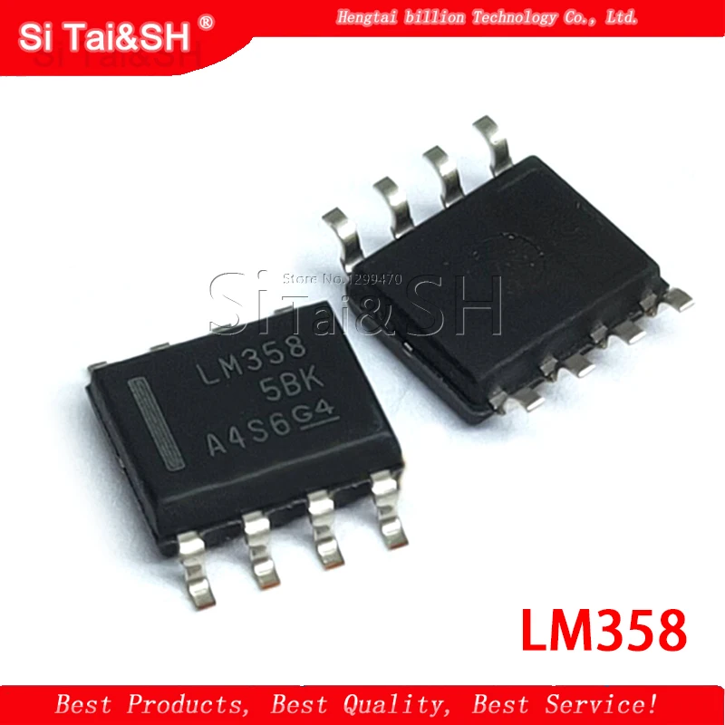 10pcs  LM358 LM358DR Waterproof shell