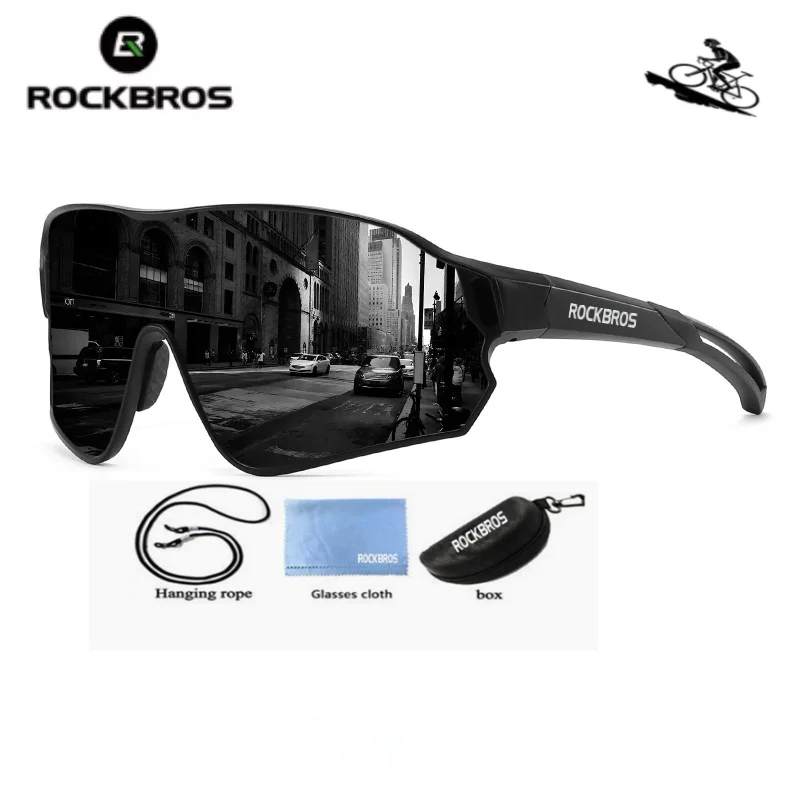 ROCKBROS Bestseller Fahrradbrille UV400 Anti-Beschlag REVO-Gläser HD-Klarheit CE/ANSI-Zertifiziert Cateye-Design MTB/Rennrad – Detail 8