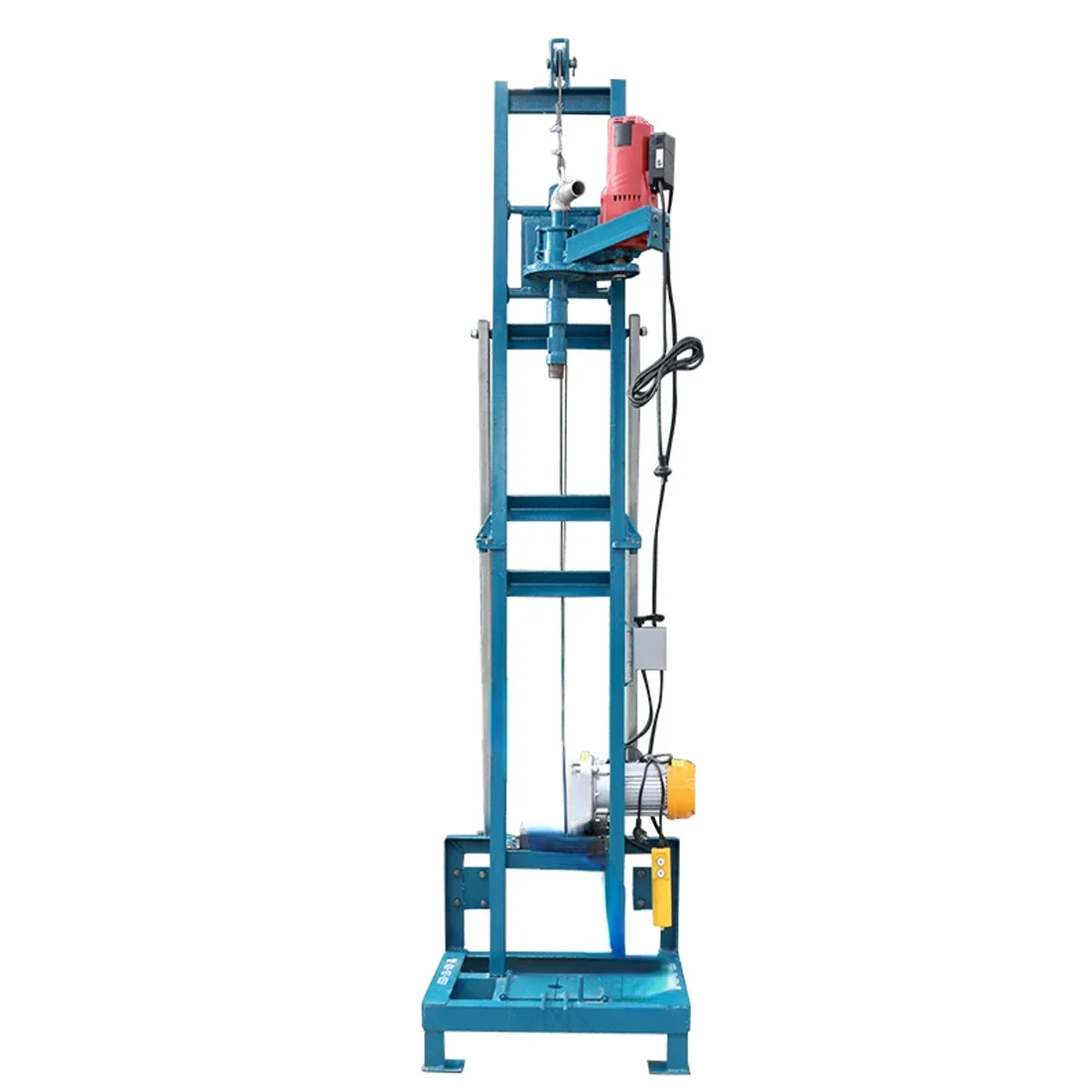 Folding electric drilling machine, small household water well drilling machine, complete set of agricultural irrigation fully au