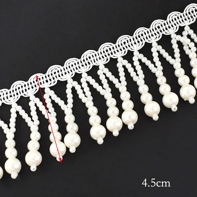 Beaded Tassel Fringe Trim for Curtains & Clothes