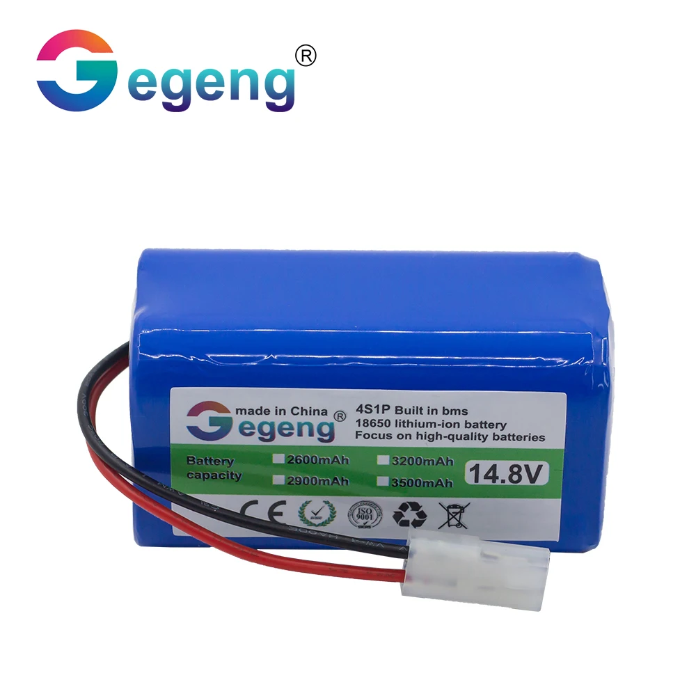 

GEGENG 14.8V 3200mAh Li-ion Battery for Xiaomi G1 MI Robot Vacuum-Mop Essential MJSTG1 Robot Vacuum Cleaner 18650 Battery Pack