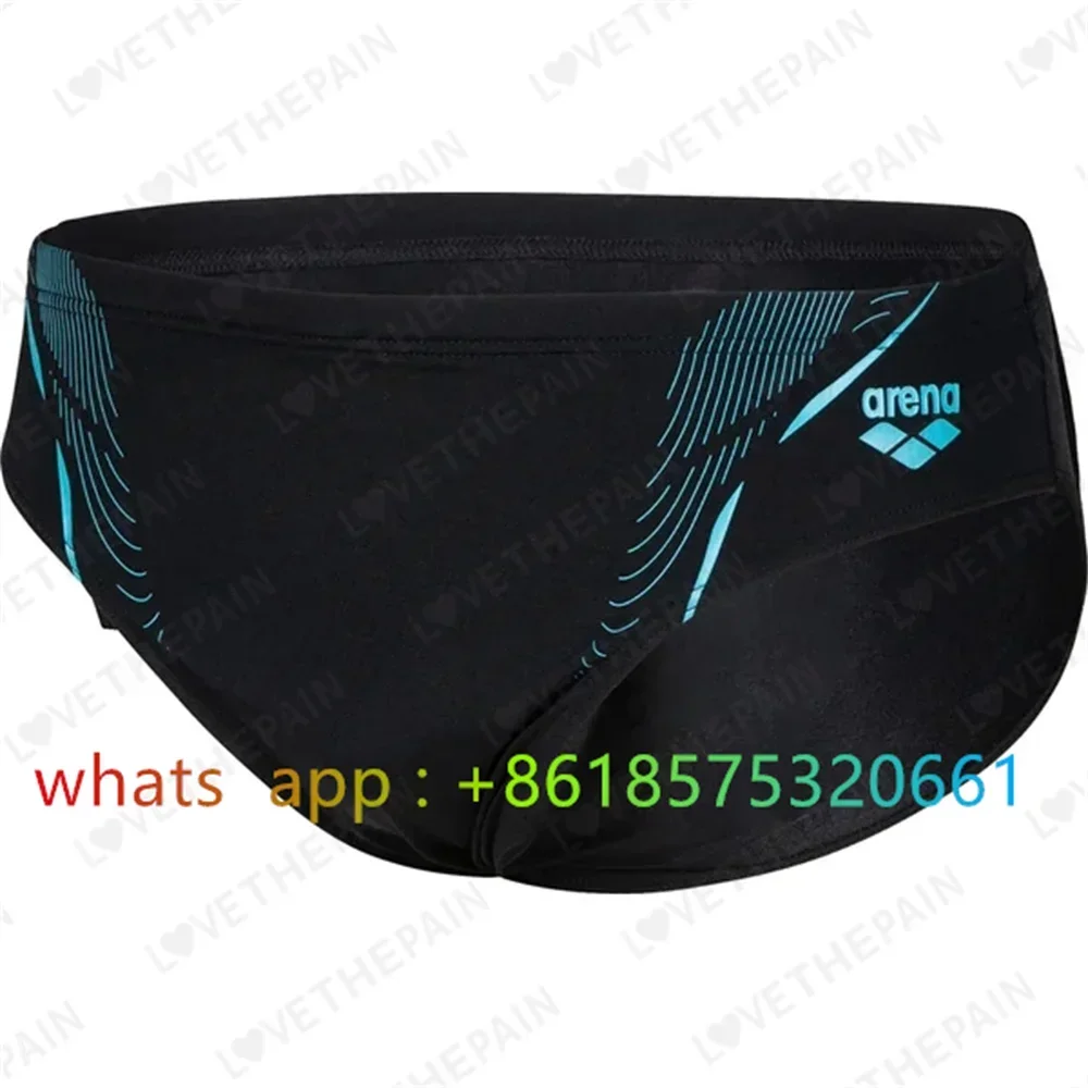 Men's Professional Swim Briefs Bikini Swimming Trunks Sexy Sports Swimwear Plus Size Bathing Suit Quick Dry Beach Surf Shorts image 3