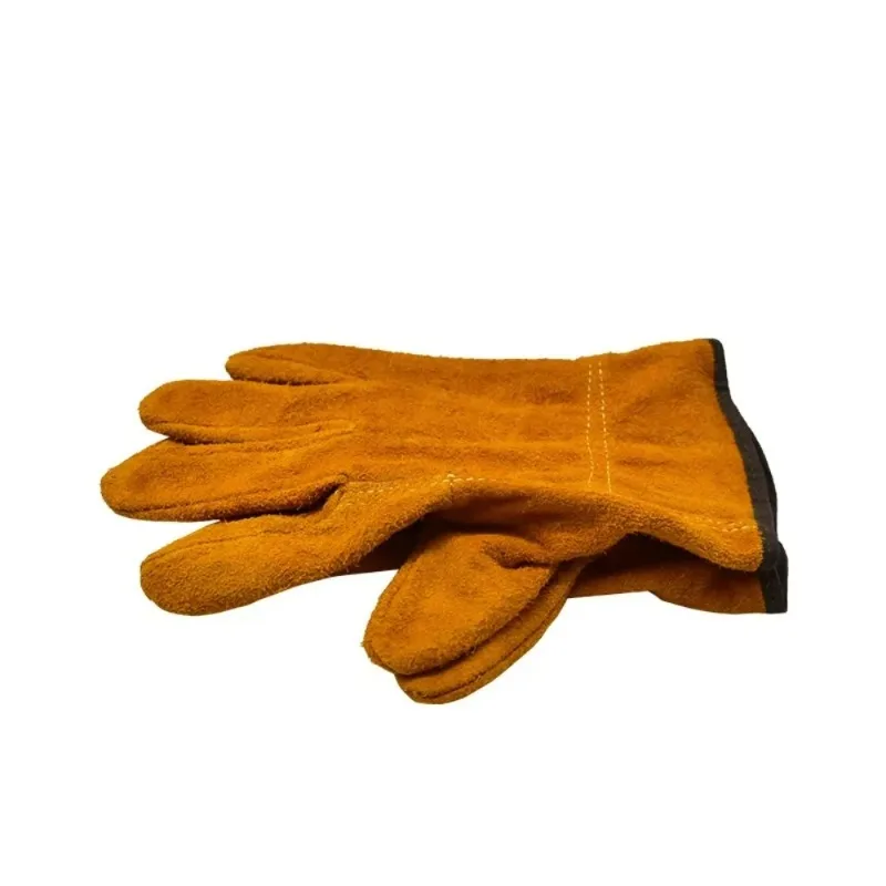 Men Work Gloves Soft Cowhide Driver Hunting Driving Farm Garden Welding Security Protection Safety Mechanic Glove