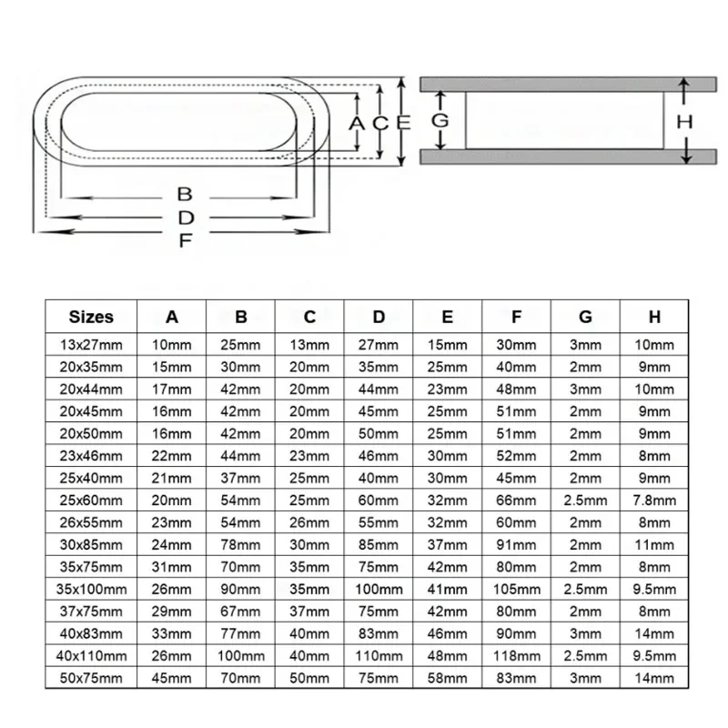 Black Oval Rubber Grommet Blanking Cover Double Sided Wire Cable Protector Hole Seal Electrical Plugs Protective Coil RingGasket