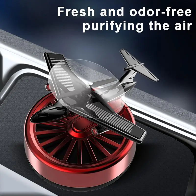 Solar Powered Rotating Car Air Freshener Decorative Fragrance Supplies Car Interior Accessories Car Solar Perfume Diffuser