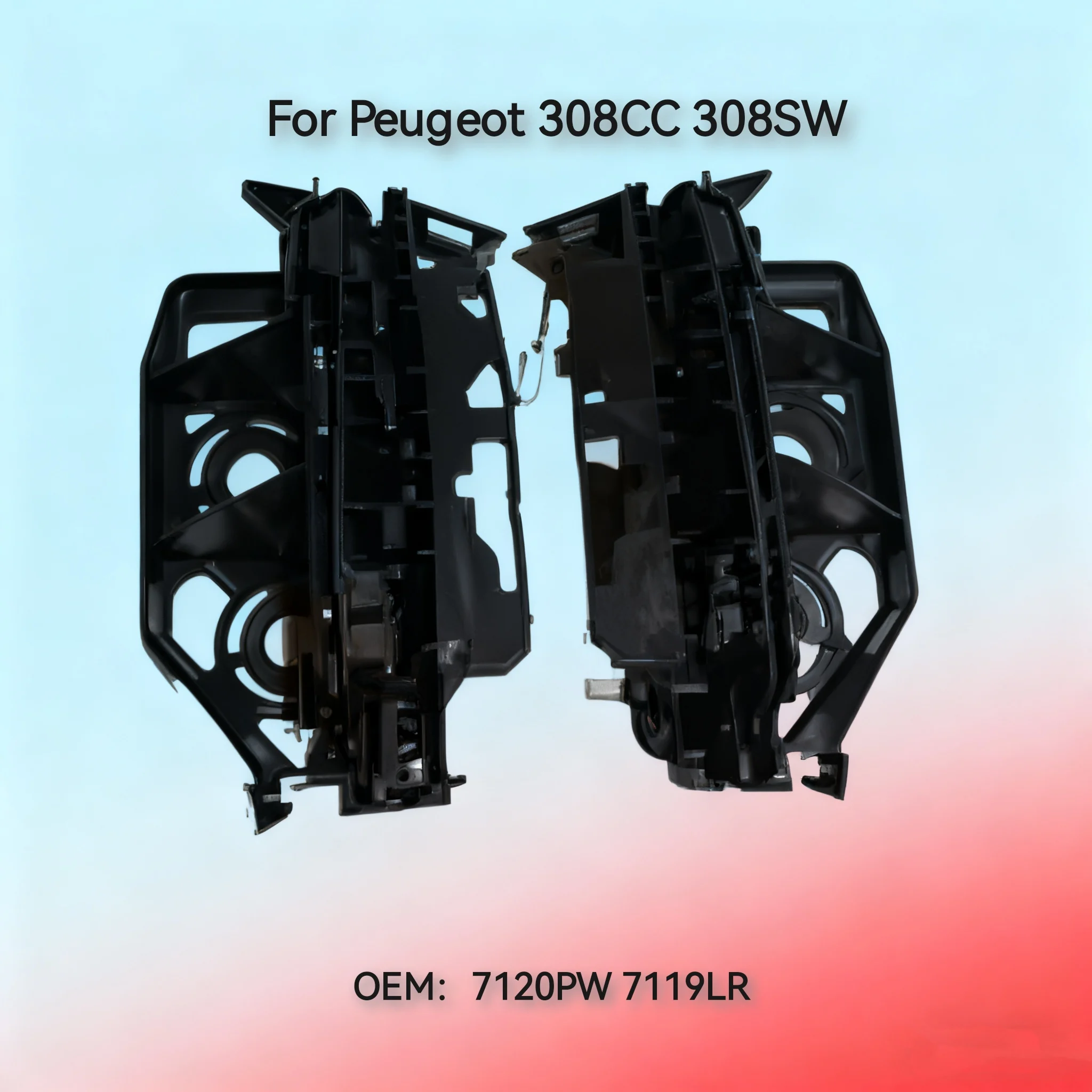 

Для Peugeot 308CC 308SW кронштейн переднего бампера фиксированный зажим на переднее крыло 7120PW 7119LR