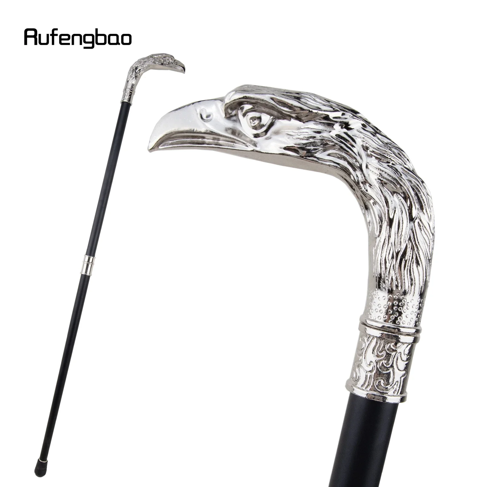 White Eagle Long Head Totem Decorative Cane For Halloween For Cosplay And Parties, For Cosplay & Party