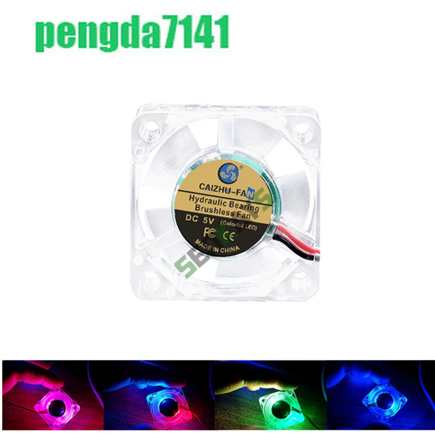 

3D Printer Fan 3010 30MM 30*30*10MM 3cm Cooling fan Graphics Card Fan DC5v 12v 24v Automatic Color Change with 2pin