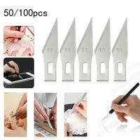 50/100pcs Engraving Blades For X-Acto Exacto Tool Xacto Beyblade 11 Blades Cutter Craft Knives Aacto Knife exact xacto knife kit