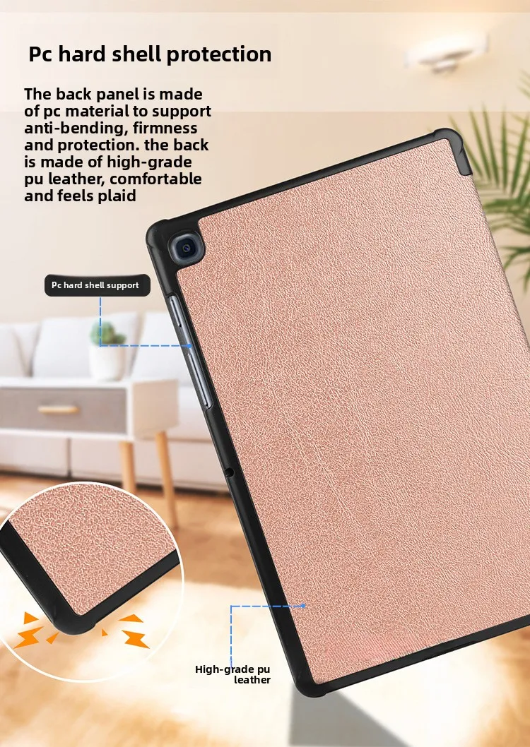 Für Galaxy Tab A 10,1 Zoll Tablet – Schutzhülle aus Leder T510 Kaster Tri-Fold Cover – Detail 10
