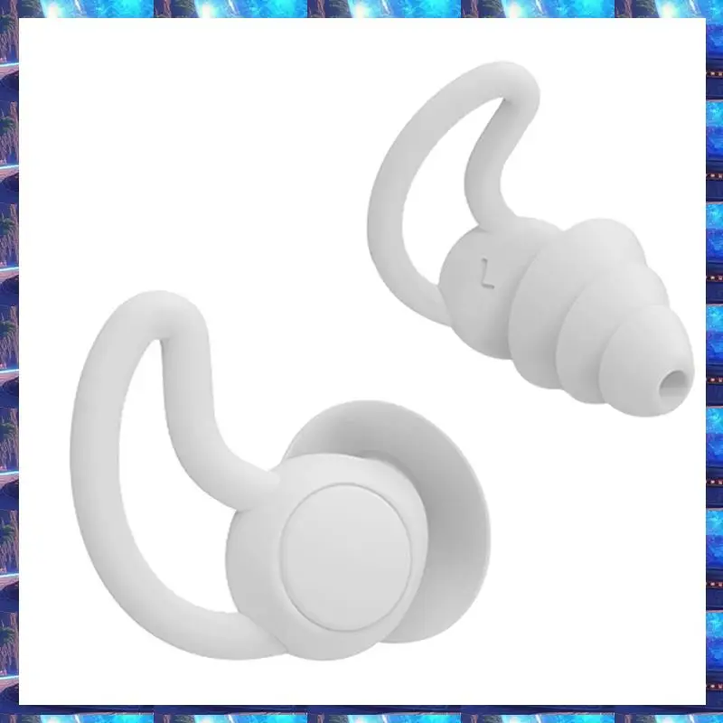 

2025 Soundproof Earplugs Three Layer Silicone Earplugs Waterproof Swimming Ear Plugs Sleep Noise Reduction Comfortable Easy Inst