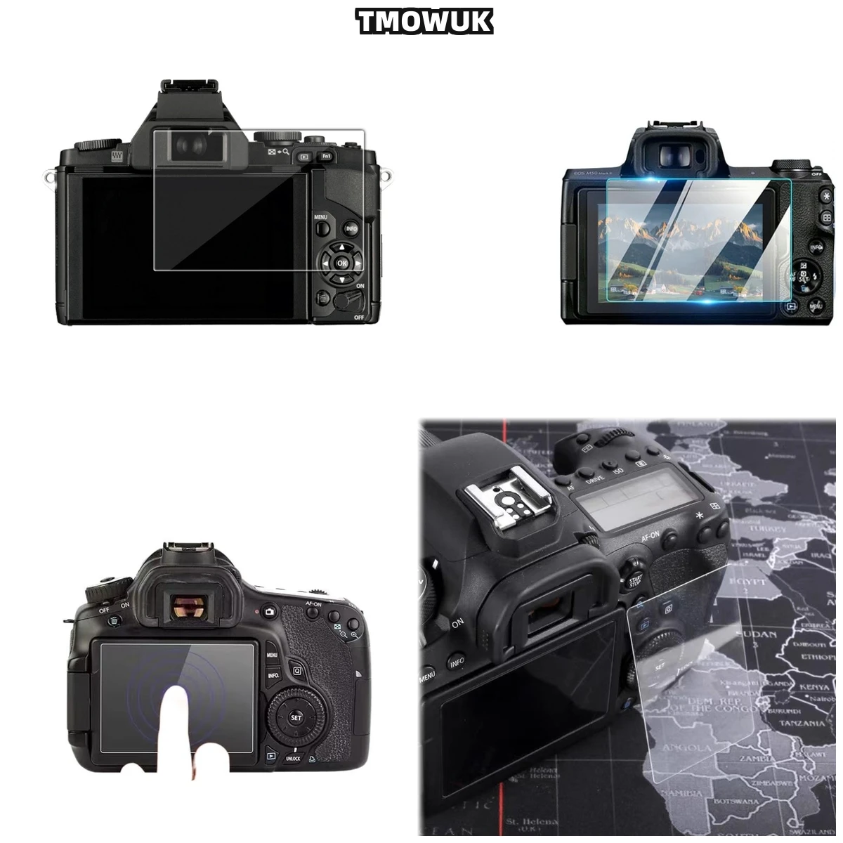 

For Canon 1200D 1300D 1500D 2000D HD Clear Tempered Glass Screen Protector 9H Hardness Anti-Scratch DSLR Camera Film
