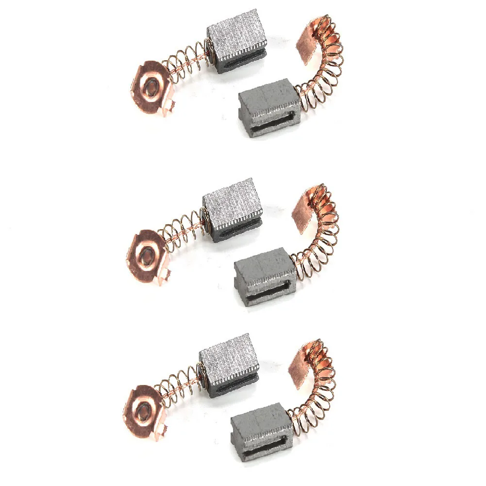 Escova de carbono nova e acessível para moedor de ângulo 3 pares 5x8x12mm acessórios ferramentas elétricas peça de reposição