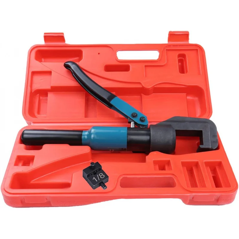 Custom cable railing hydraulic crimper hand tool for 1/8 