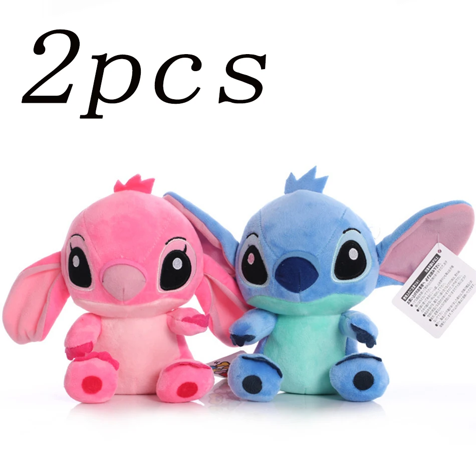 

20cm MINISO Plush Stitch Baby Movie Cartoon Model Doll Children Action Figures Stuffed Toys Pendant Gifts