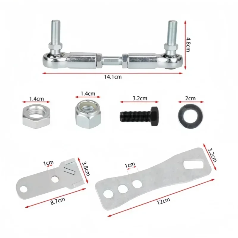 Stainless steel Transfer Case Linkage Kit Competitive with Jeep Cherokee XJ Comanche MJ 1986-2001 Transmission Parts