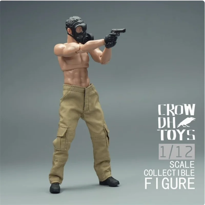 CROW DH TOYS 1/12 Scale Male Soldier Clothing Accessories Combat Pants Model Fit 6'' Action Figure Body In Stock