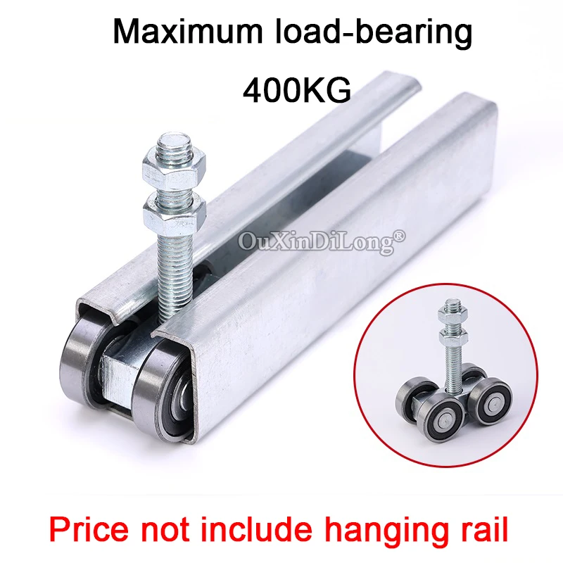

Brand New 12PCS Industrial Heavy Sliding Door Rollers Hanging Rail Wheels Pulleys Loading 400KG