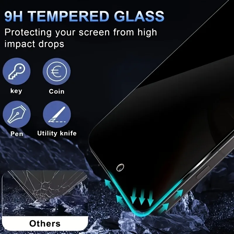 1-3PCS For Xiaomi Poco X7 Pro X8 Pro Max Easy Install Privacy Tempered Glass Screen Protector for F7 X6 X5 X4 X3 M6 M3 F6 C75C65 view 6