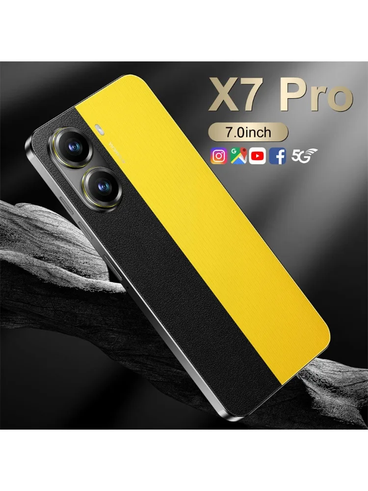 2026 Nieuwe X7 Pro Smartphone 7.0'' HD Originele Mobiele Telefoons 5G Dual Sim Mobiele Telefoons 6800mAh Android 13 Globale Versie Mobiele Telefoon - afbeelding 2