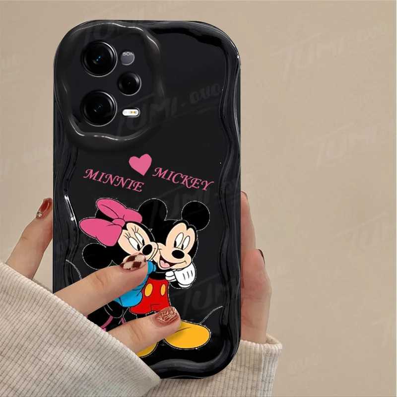 Disney Mickey Mouse Minnie Silicone Case For Xiaomi Redmi Note 13 12 Pro Plus Turbo Speed 12S 12R 11 11S 10 10S 9S 7 8 9 Pro Max