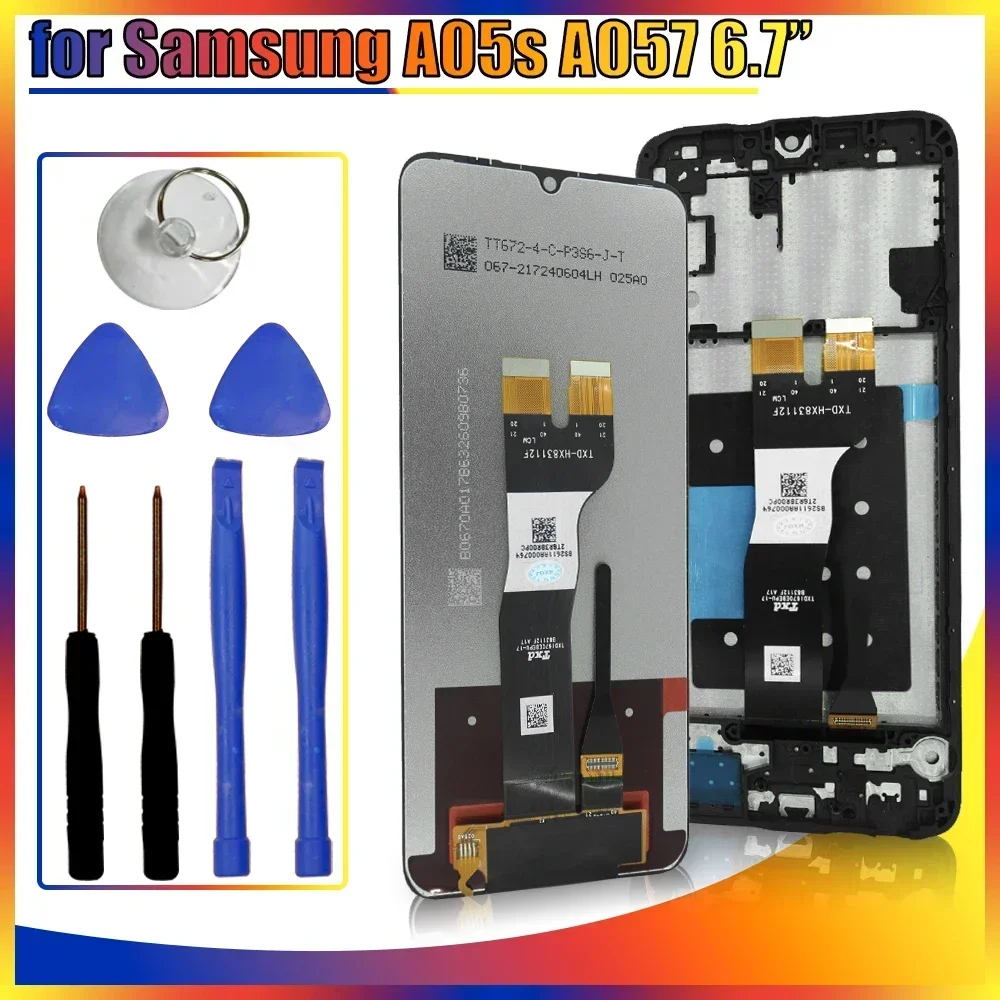 6.7\'\' A05s LCD for Samsung Galaxy A05s A057F LCD Display Touch Screen Digitizer for Samsung A05s A057M A057G A057F LCD Display