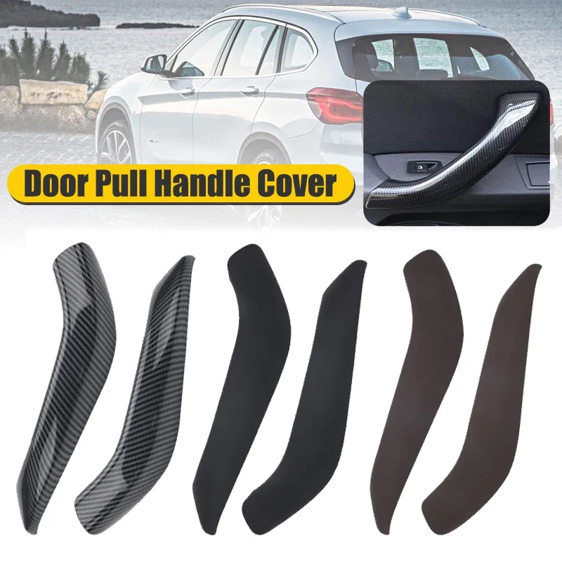 Car Inner Door Armrest Panel Pull Handle Cover for BMW X1 X2 F48 F49 F39 2016-2022 Interior Handle Cover Panel Trim 51417417513
