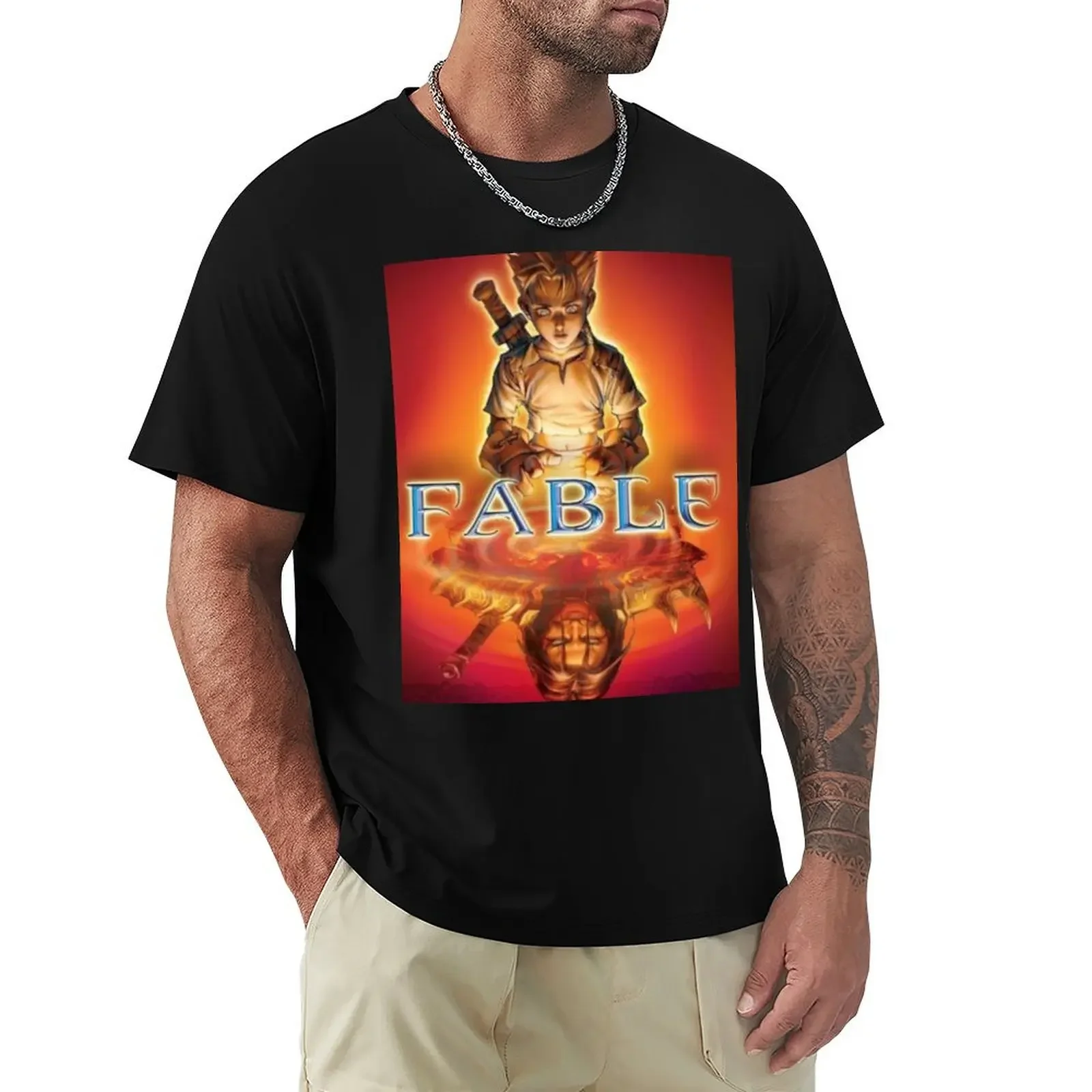 Fable T-Shirt blanks anime clothes  for men