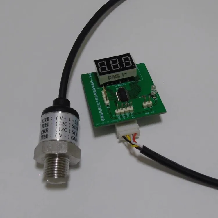 IoT Pressure Sensor Low Power Consumption 3.3V Power Supply I2C Communication Pressure Sensor 0-1MPA Sensor