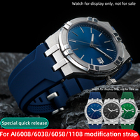 For Maurice Lacroix AIKON watch band AI6008 silicone watch strap AI6007 AI6038 AI6058 AI1108 quick release Refit watch chain
