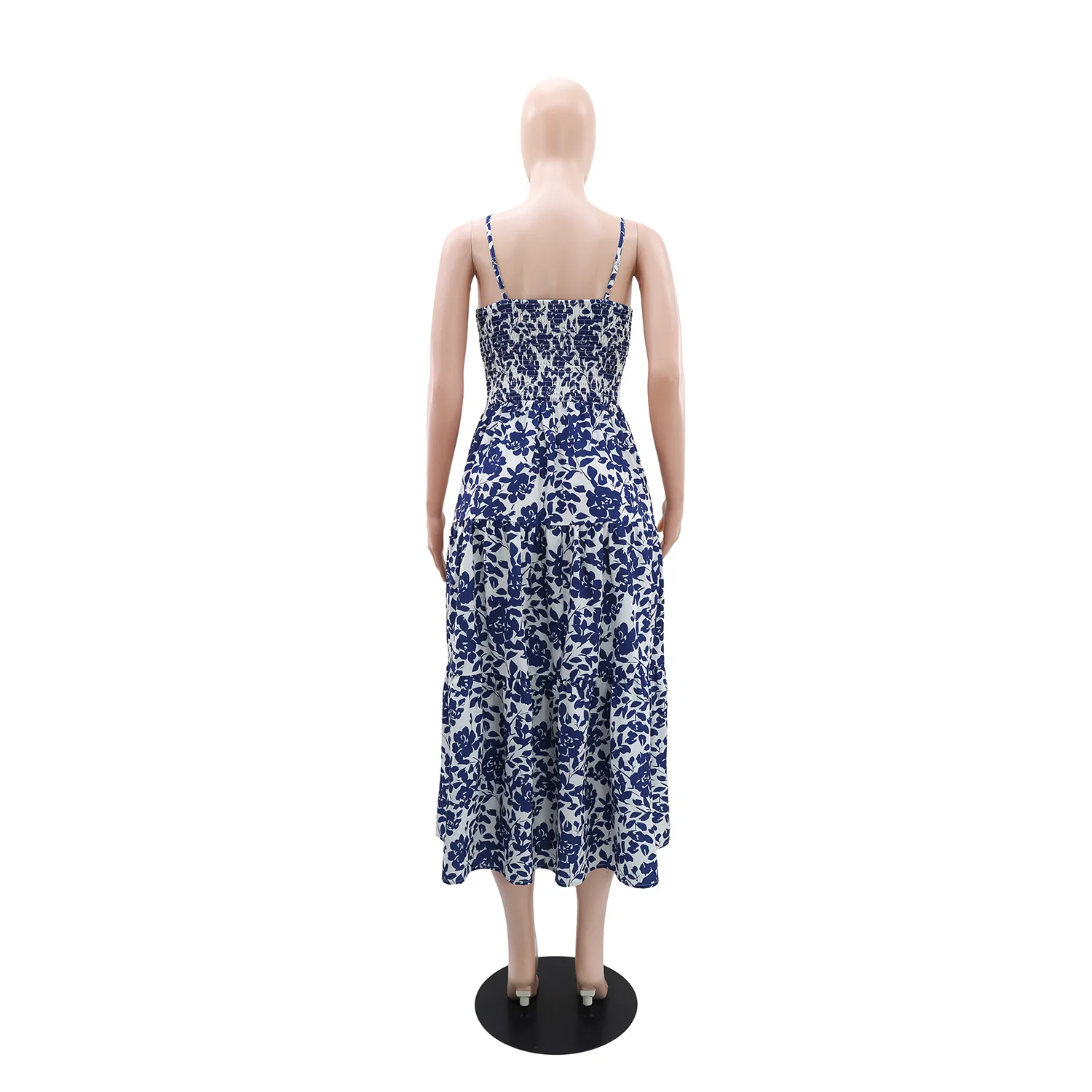 Vestido estilingue feminino vestidos longos impressão praia vestidos streetwear decote em v sem mangas elegante casamento y2k festa noite sexy 2025