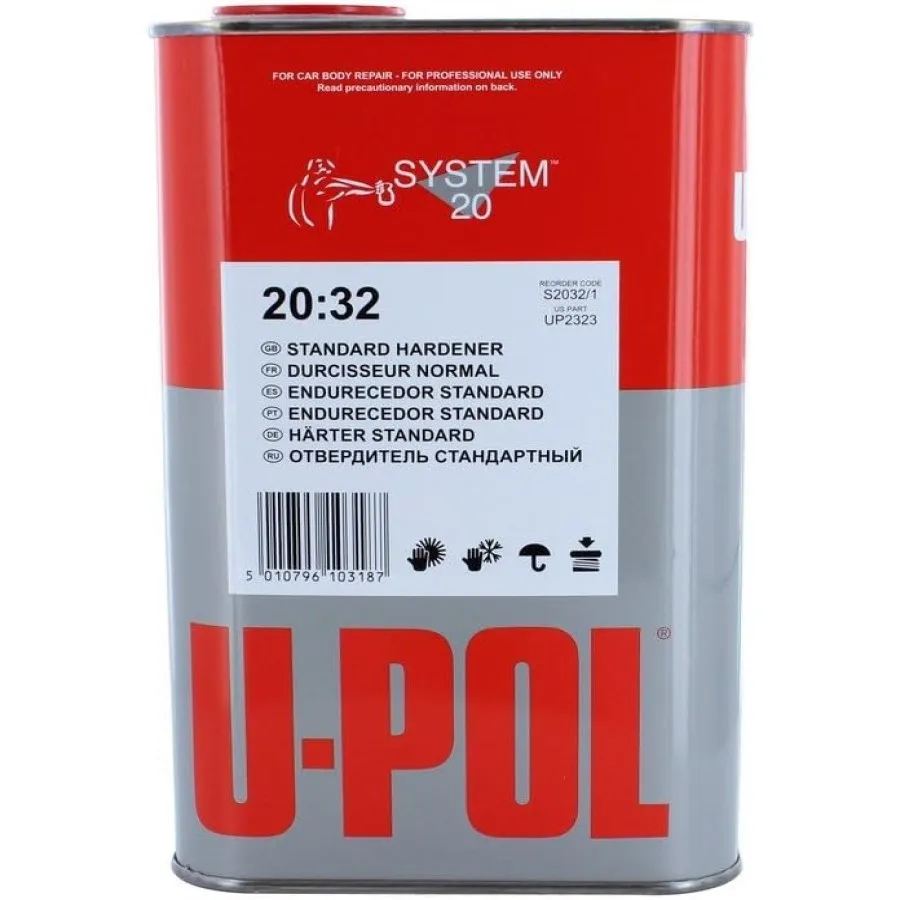 Uretano Primer Kit com endurecedor de temperatura padrão, U-POL, 1 galão, 4,2 Voc, sólidos elevados, 60 a 95 F