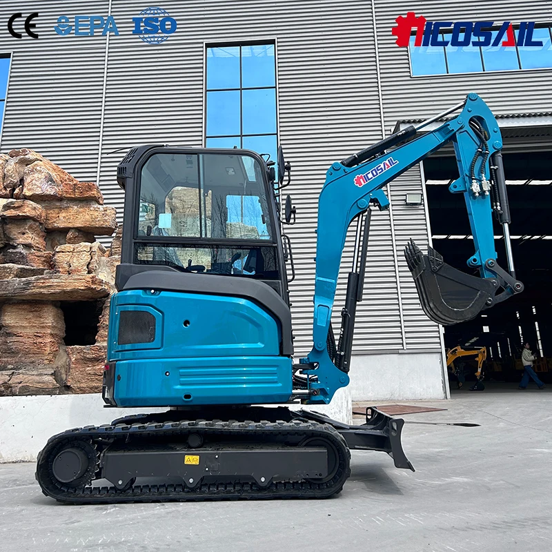 

NICOSAIL OKW35E Mini Excavator 3.5Ton Kubota D1305 Engine Zero Tail Swing Small Digger