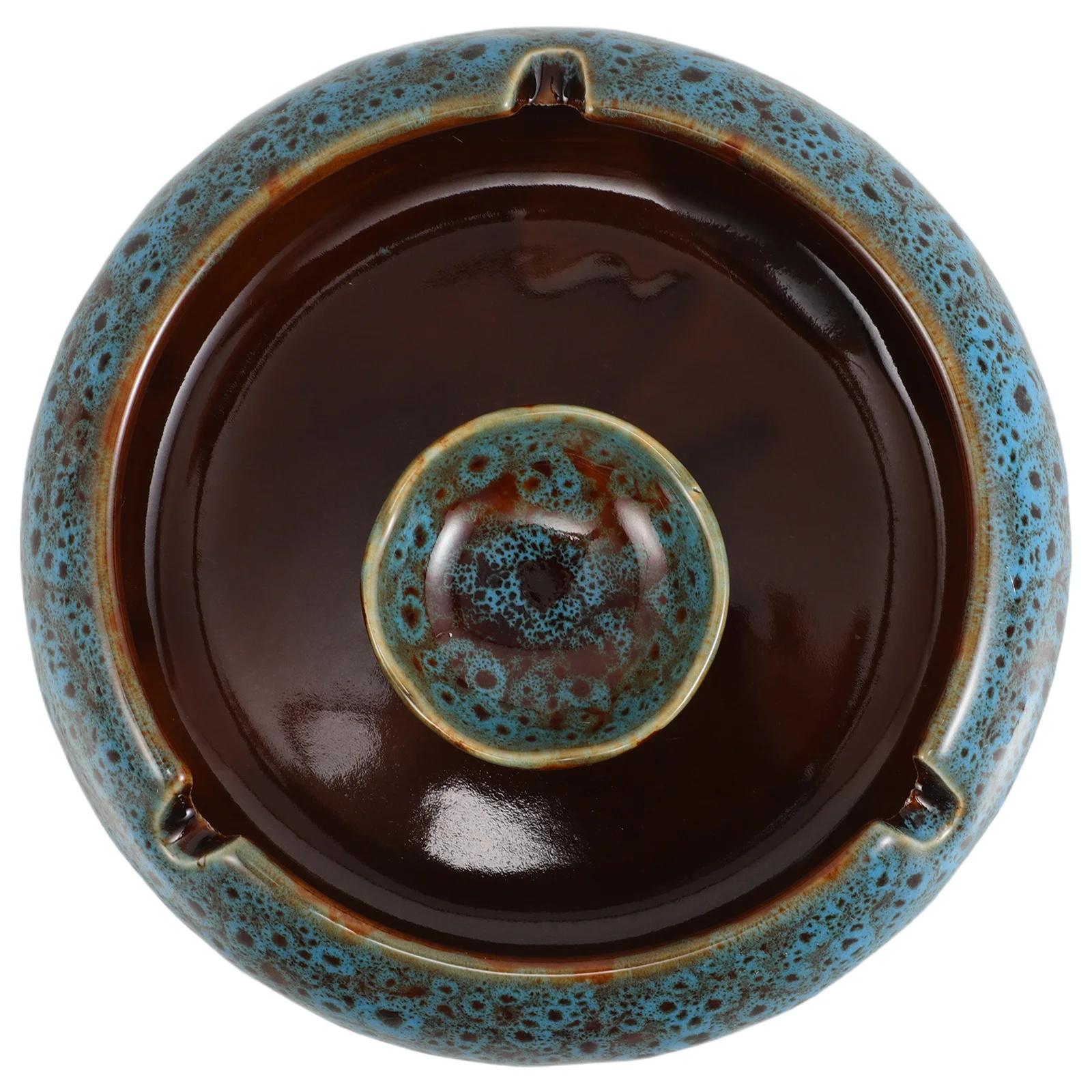 

Tray Ashtray for Balcony Ashtrays Ceramic Cigarette Decoration Ornament Holder Bowl