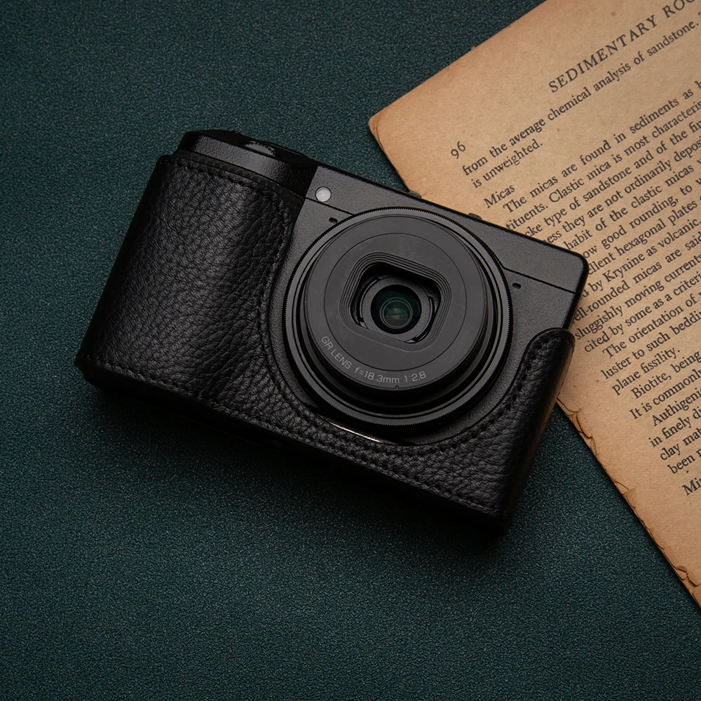 

Retro Real Leather Half Camera Case Cover Bag for Ricoh GR3X GR3 GRIII Case GR3 Camera Bag Box Genuine Leather Case Cover