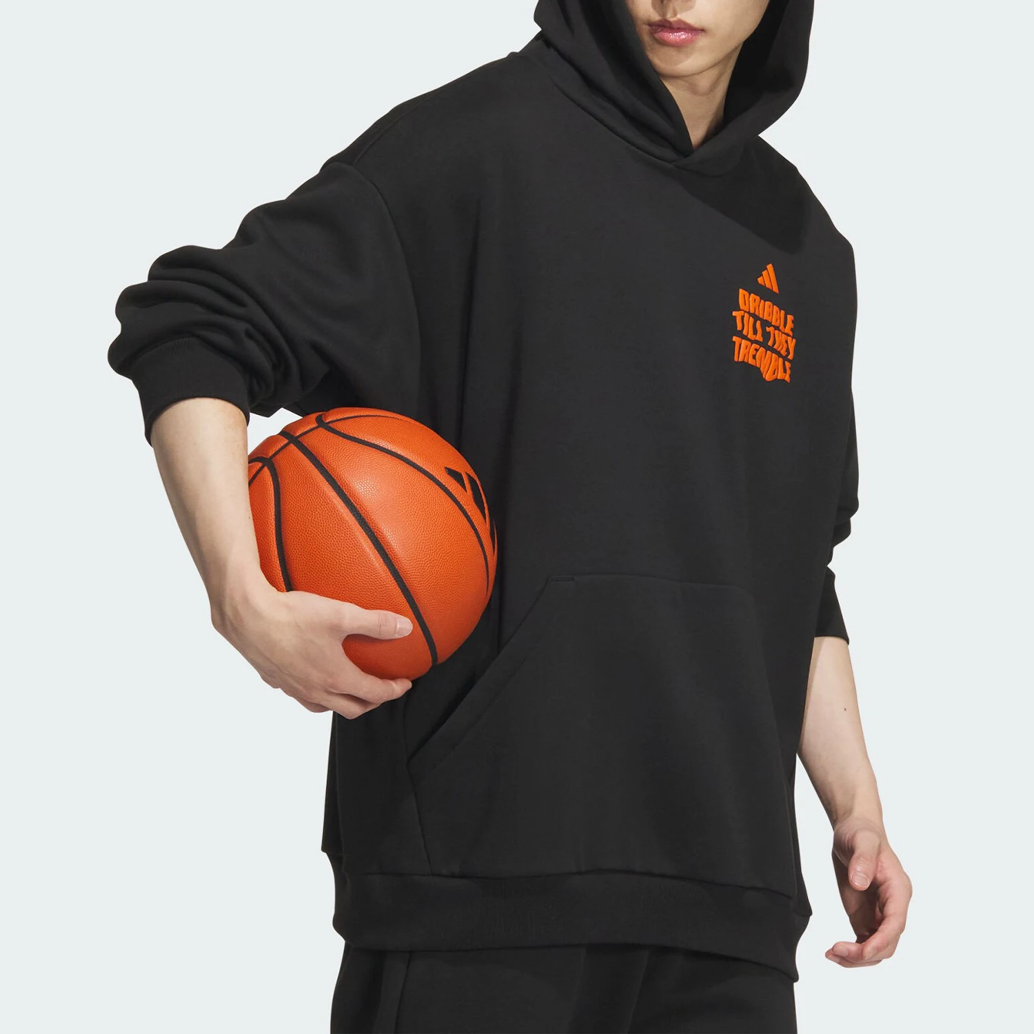 

Adidas Оригинальная новая мужская тренировочная свободная баскетбольная толстовка с принтом JC6804