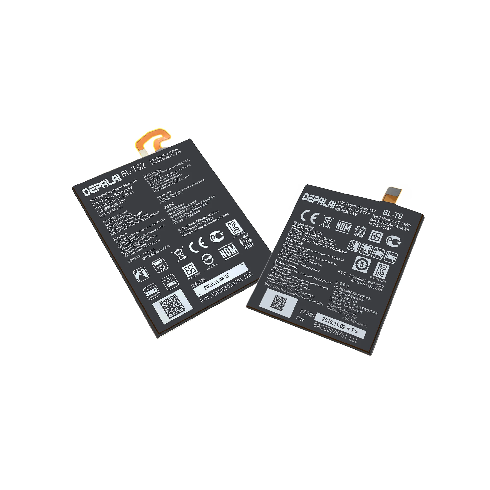 BL-T9 BL-T16 BL-T19 BL-T32 Battery For LG G Flex 2 H950 Nexus5 D820 Nexus 5X G6 G600 Batteries