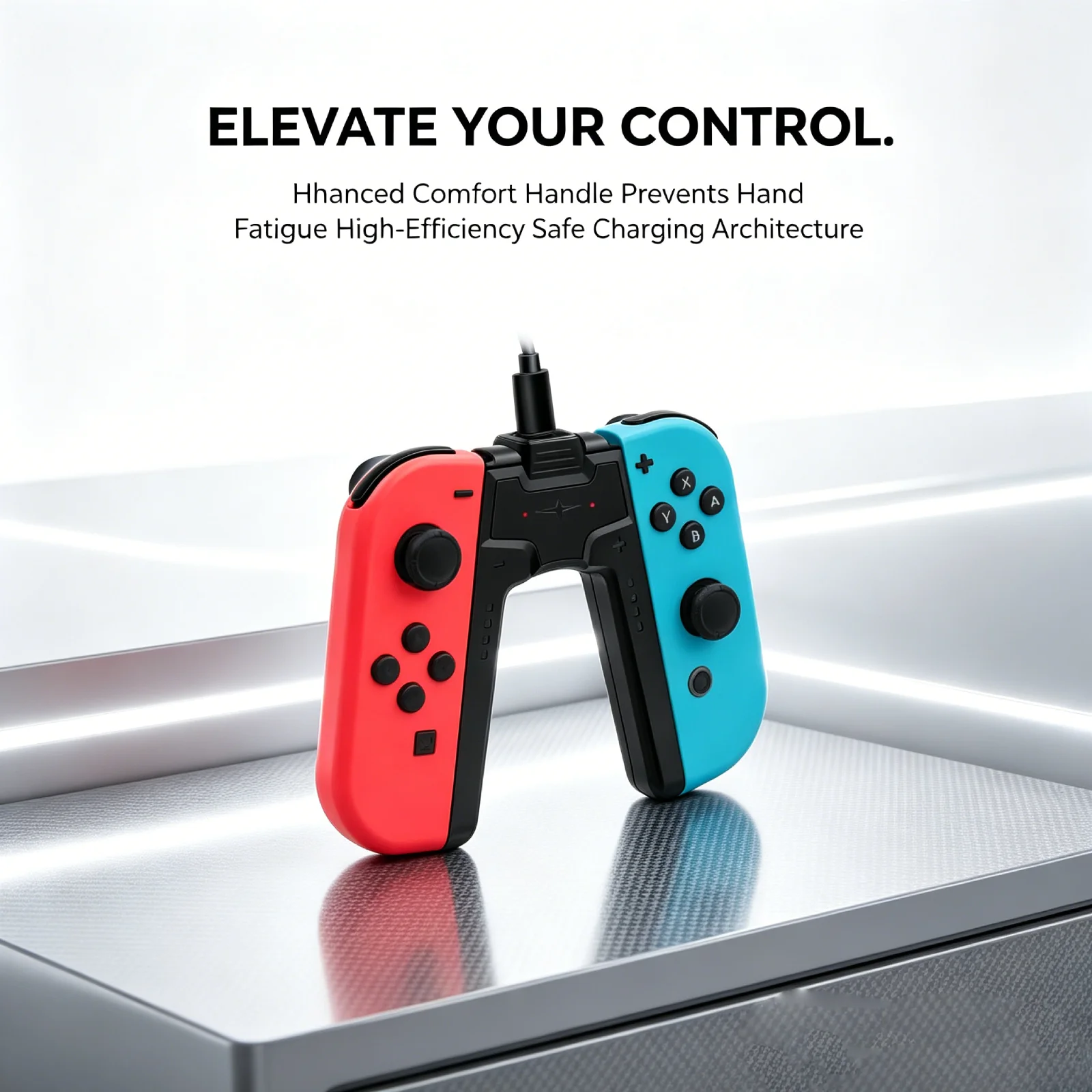 Suporte Carregador Universal para Joycon do Nintendo Switch, Suporte em Forma de V, Carregador Conveniente para Controle, Acessórios para Jogos