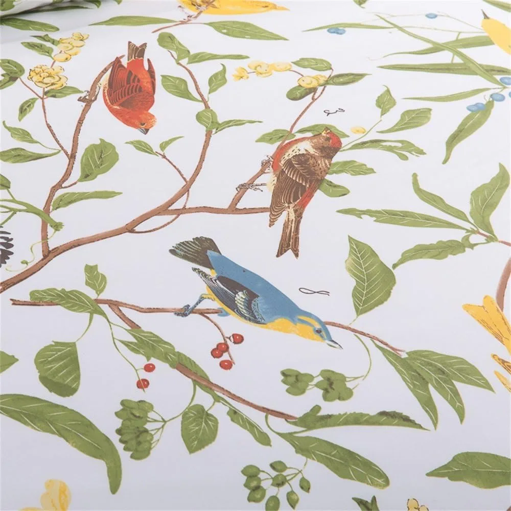 طقم غطاء لحاف على شكل زهور المزرعة بحجم كينج - 3 قطع مفروشات أنيقة على الطراز الرعوي مع قطن مصري 100% #5